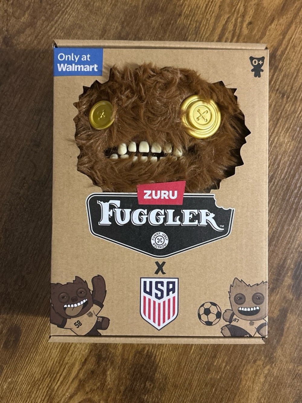 Fuggler Brown Kids Plush Monster